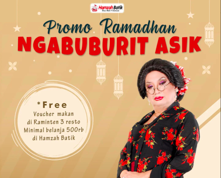 Promo Ramadan 2023, Yuk Ngabuburit Asik di Hamzah Batik Malioboro