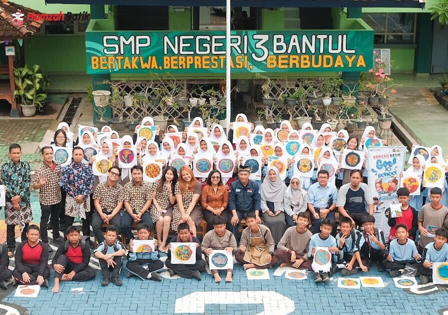 hamzah batik goes to school ke smp 3 bantul