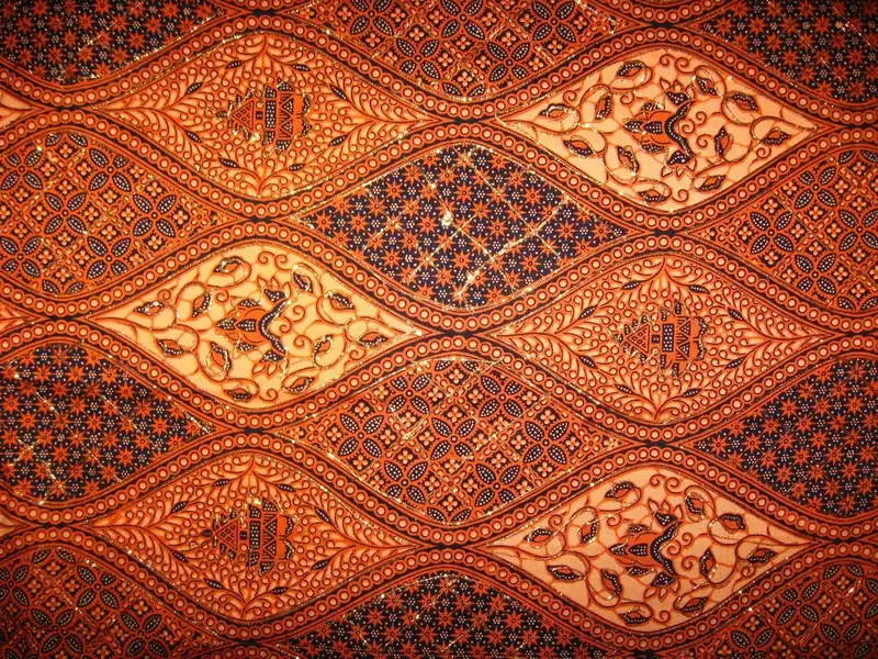 motif batik Sidomukti Ornamen Meru