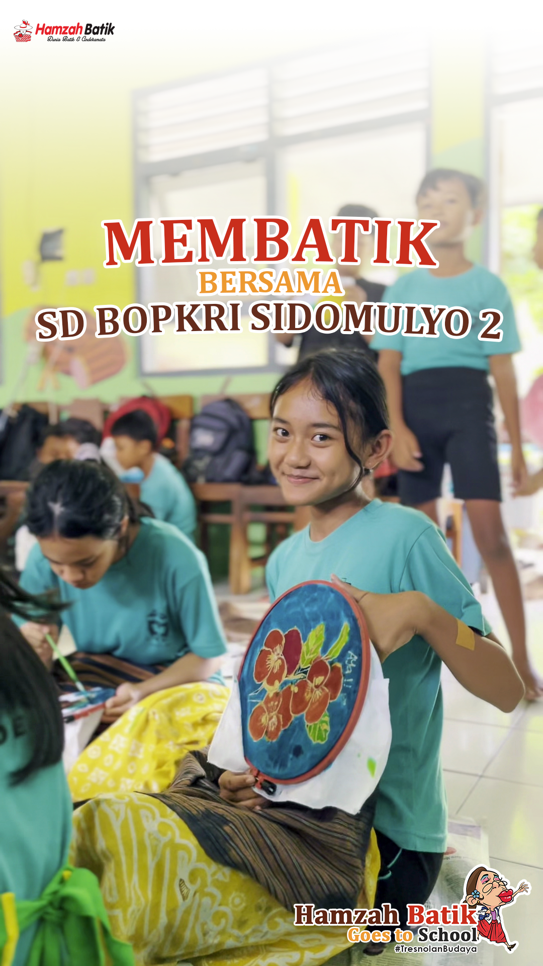 batik asik bersama sd bopkri sidomulyo
