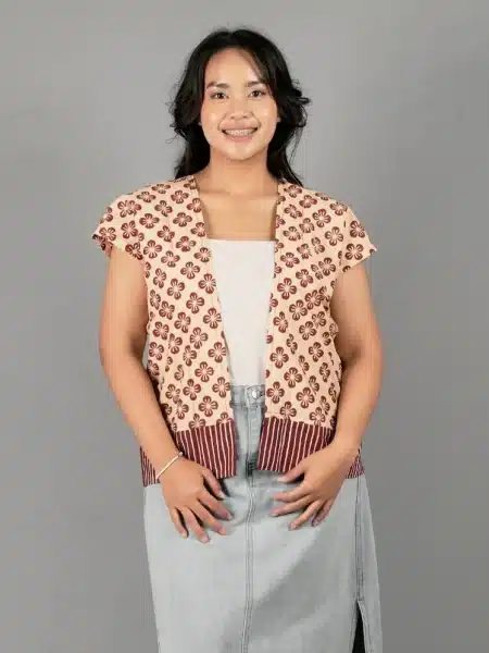 Outer Batik Yuriko Merah