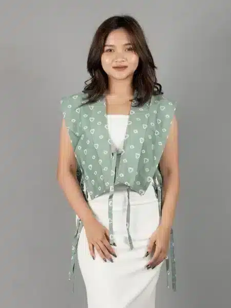 Vest Belah Pendek Hijau