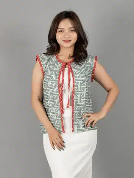 Vest Tali Bisban Jumbo Hijau Merah