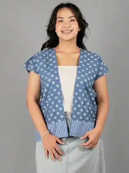 Outer Batik Yuriko Biru